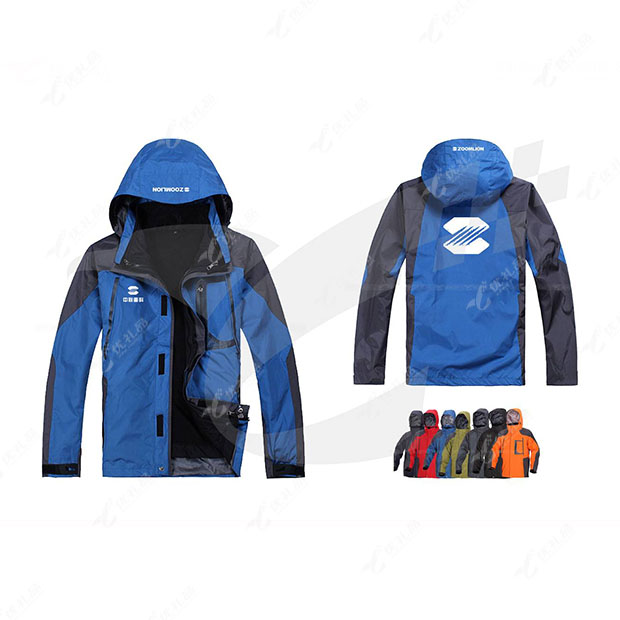 外贸户外压胶冲锋衣