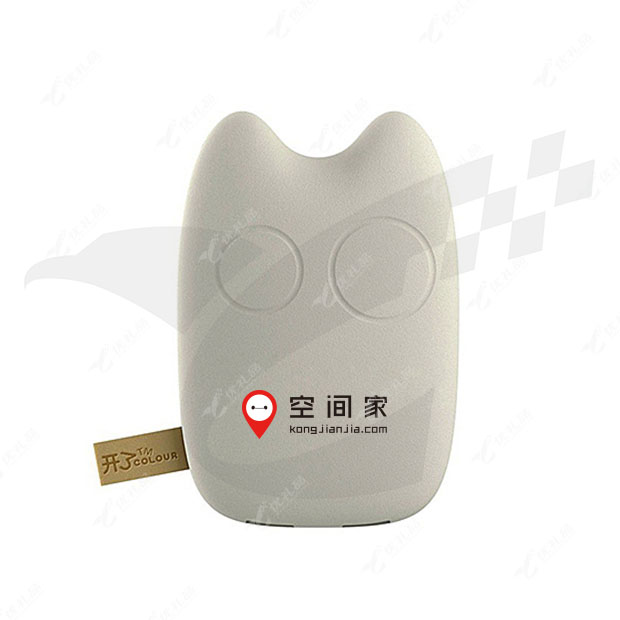 趣玩 鹅卵石龙猫造型7800毫安移动电源