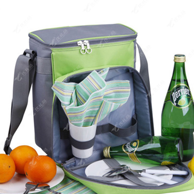 单肩野餐包定制双人份野餐包16升