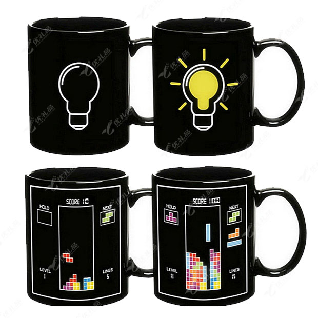 创意有趣陶瓷变色杯 超个性马克杯