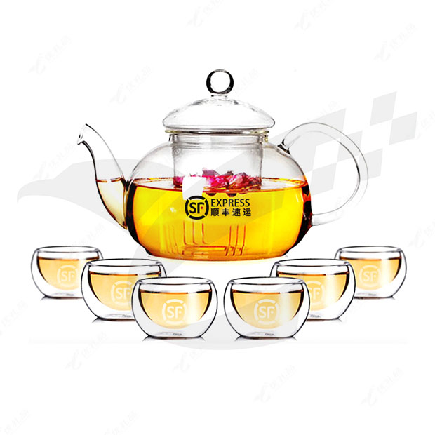 台湾精品耐高温系列清新花草茶壶套装