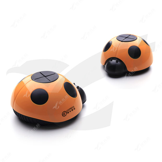 创意可爱瓢虫吸盘式牙刷架、笔插