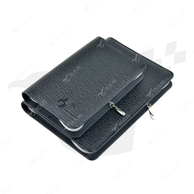 带拉链活页本 商务拉链包笔记本 可加计算器记事本经理夹