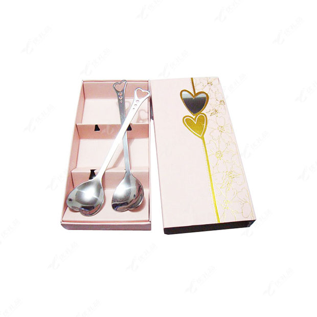 韩国餐具 不锈钢情侣对勺 创意爱心勺子