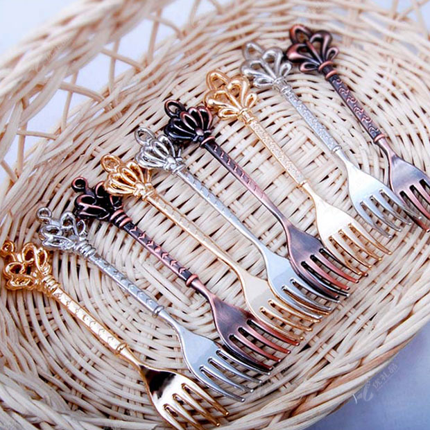 外贸原单韩风水果叉 月饼叉定制