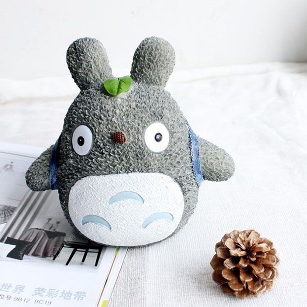 宫崎骏背包龙猫 存钱罐 家居饰品