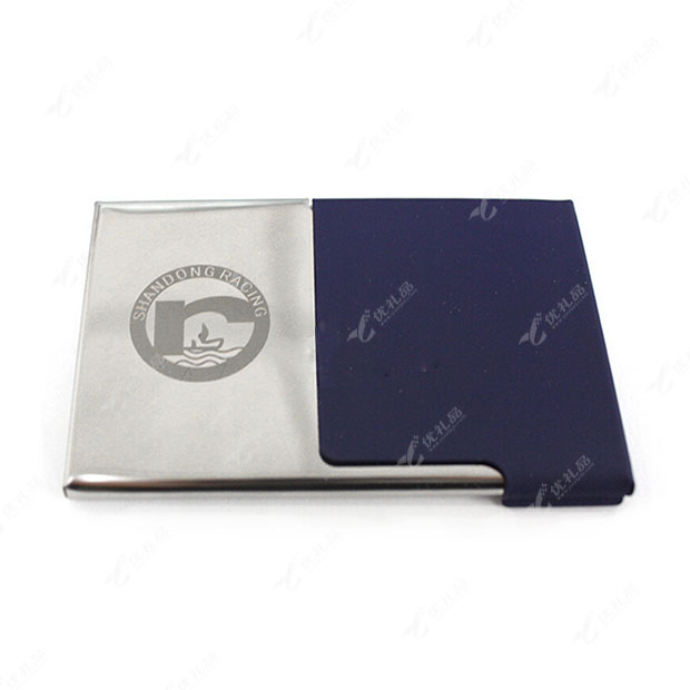激光雕刻加工明星产品推荐NO.7：德国进口半盖不锈钢名片盒