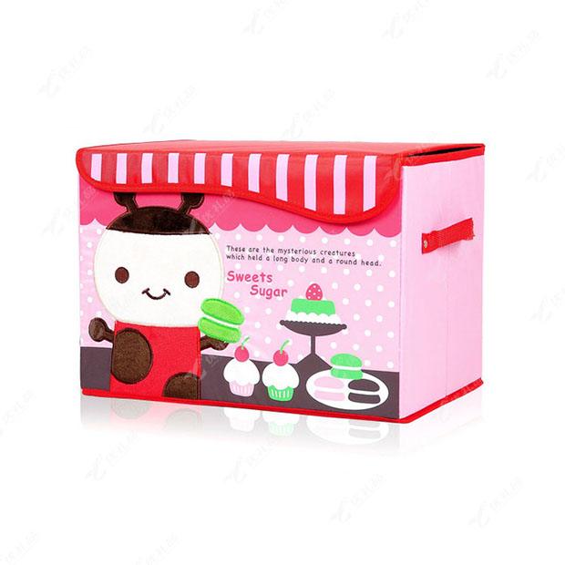 刺绣工艺明星产品推荐NO.7：绒布刺绣整理箱 衣物整理箱