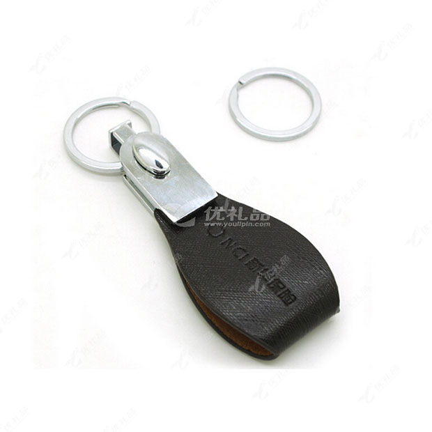 压印工艺明星产品推荐NO.6：皮质金属钥匙扣
