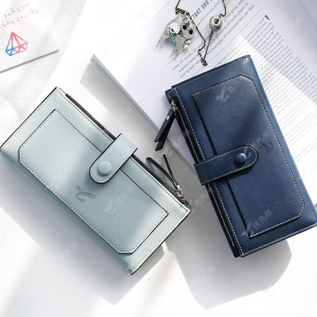 时尚皮质钥匙包 便携钥匙扣钱包