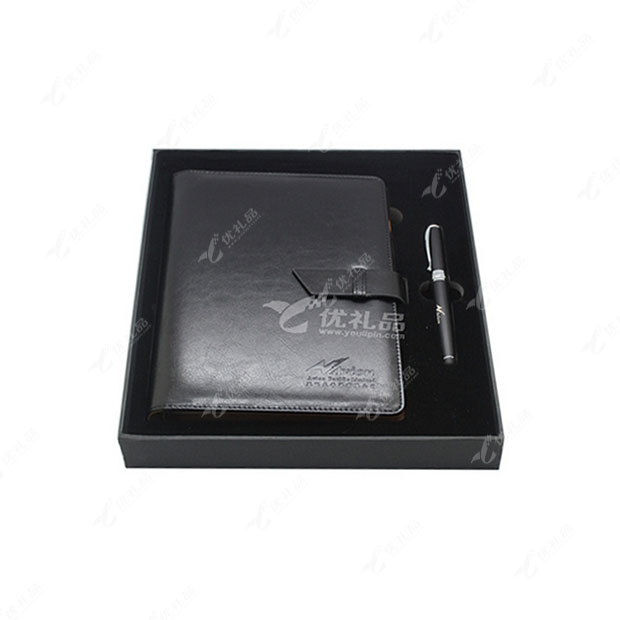 压印工艺明星产品推荐NO.7：6孔夹8.5寸商务活页本 A5笔记本