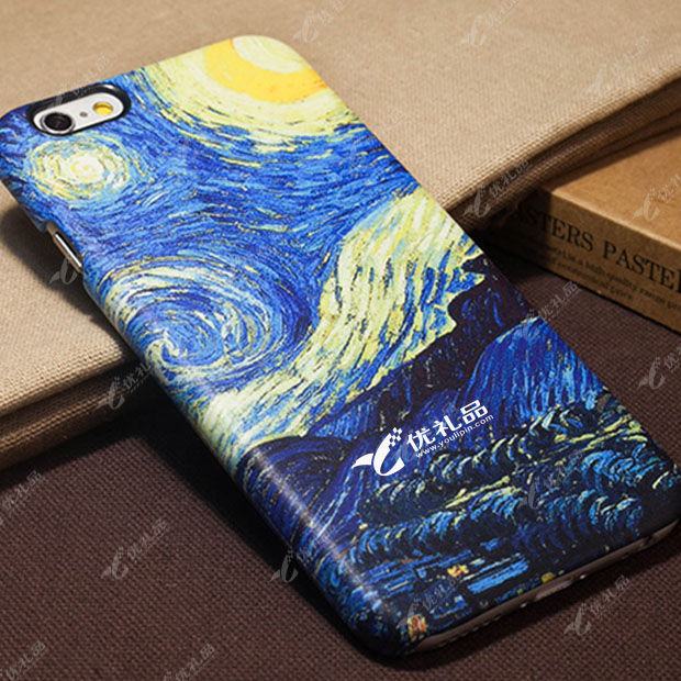 优礼品推荐NO.2：BlackWhite梵高星空原创手机壳