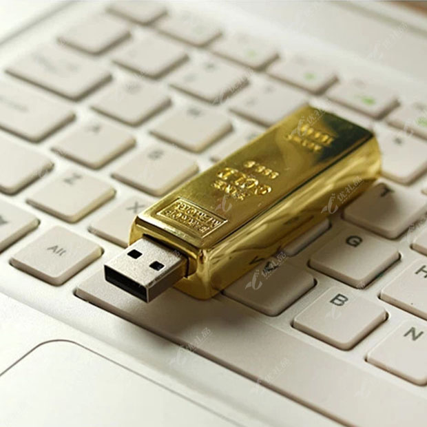 大金条8G U盘 商务会议礼品