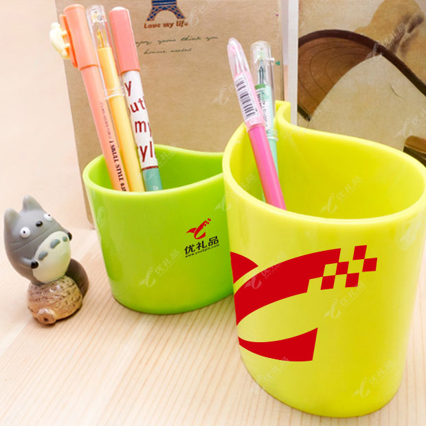 广告塑料笔筒异形笔筒定制