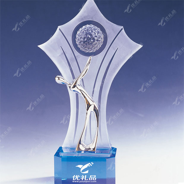 高档水晶奖牌
