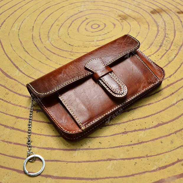 进口树羔皮手包