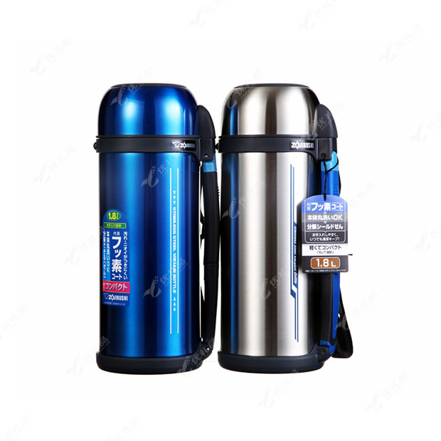 象印不锈钢真空保温壶旅行壶1.8L
