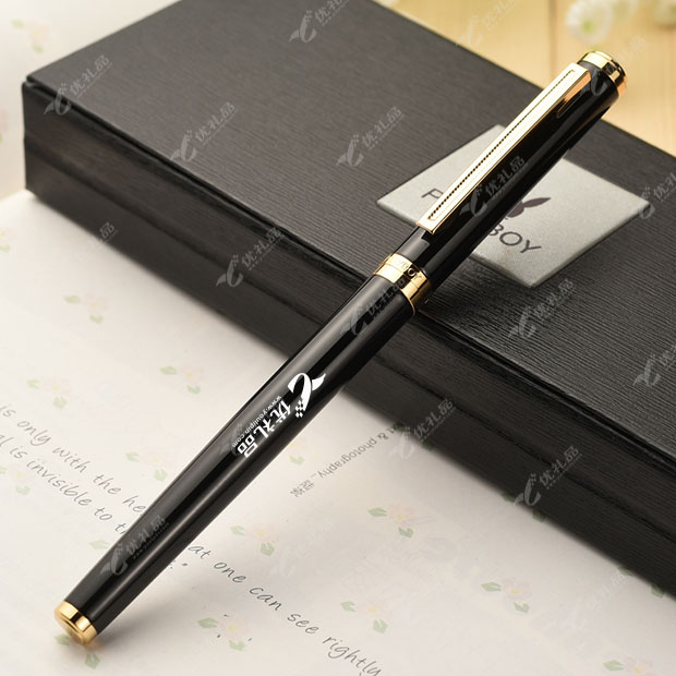 PLAYBOY/花花公子黑色宝珠笔