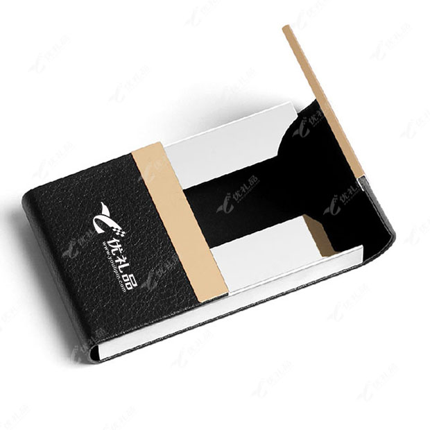 时尚商务皮质双开名片夹