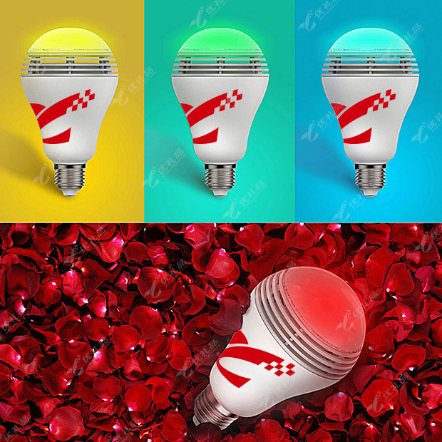 创意智能蓝牙LED灯泡音箱