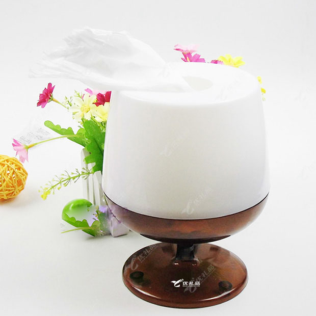 创意红酒杯纸巾筒