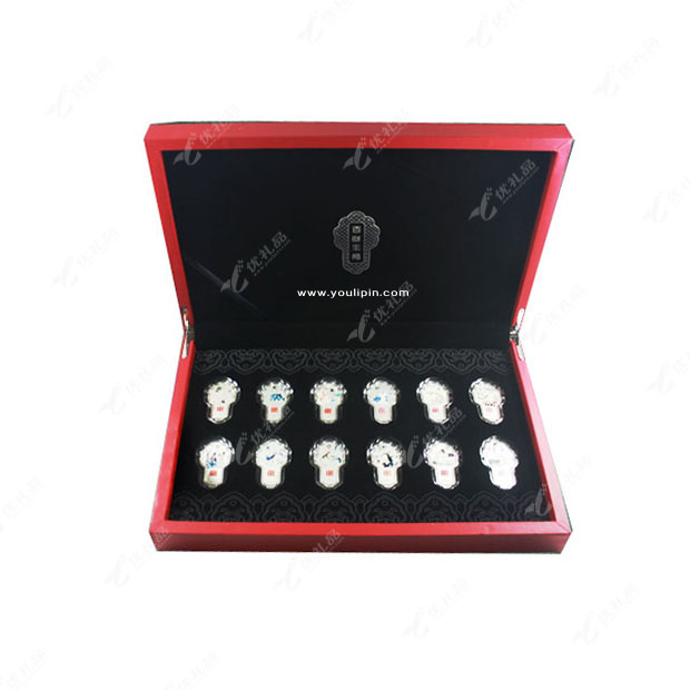 银币礼品----百财生肖12枚银章 十二生肖银条收藏品