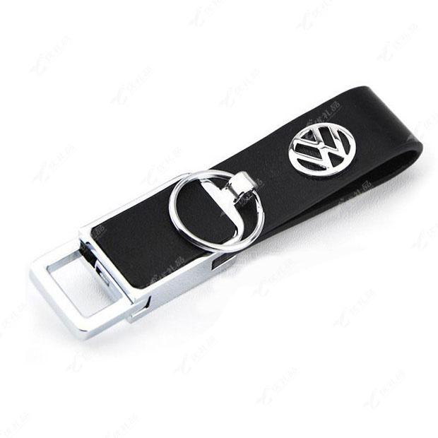 真皮车标钥匙扣