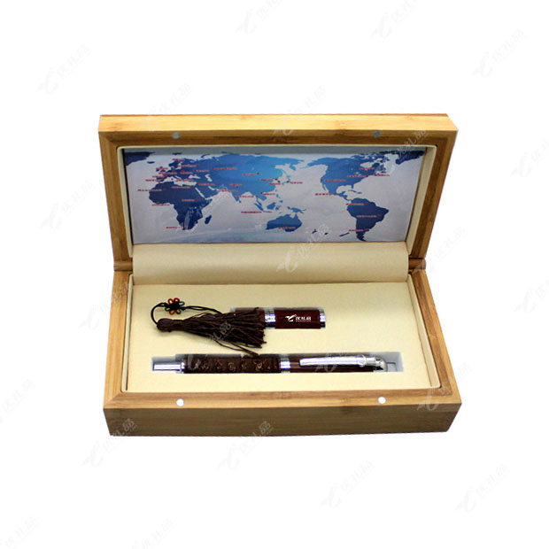高档红木笔 8GU盘套装