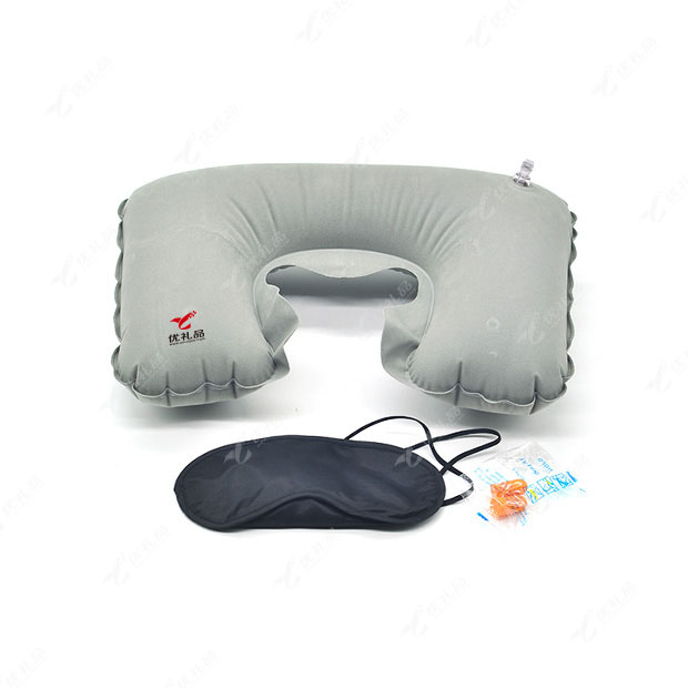 植绒充气便携枕头
