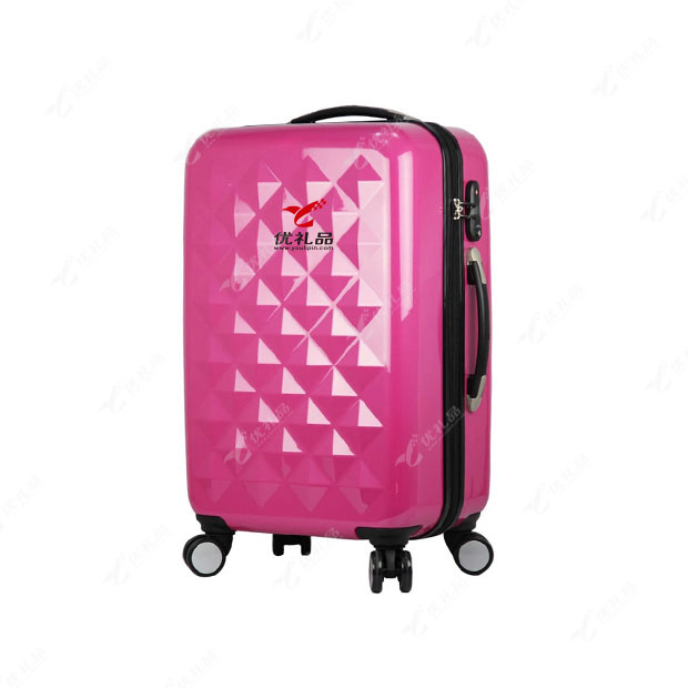 钻石纹拉杆旅行箱