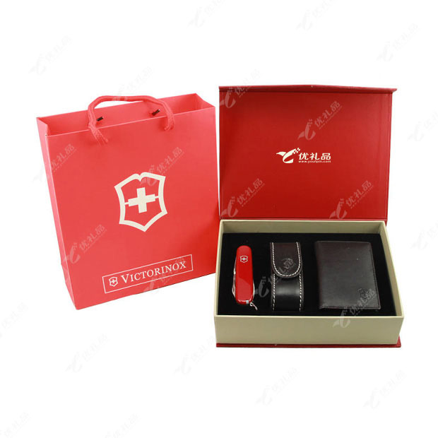 维氏VICTORINOX瑞士军刀礼盒三件套