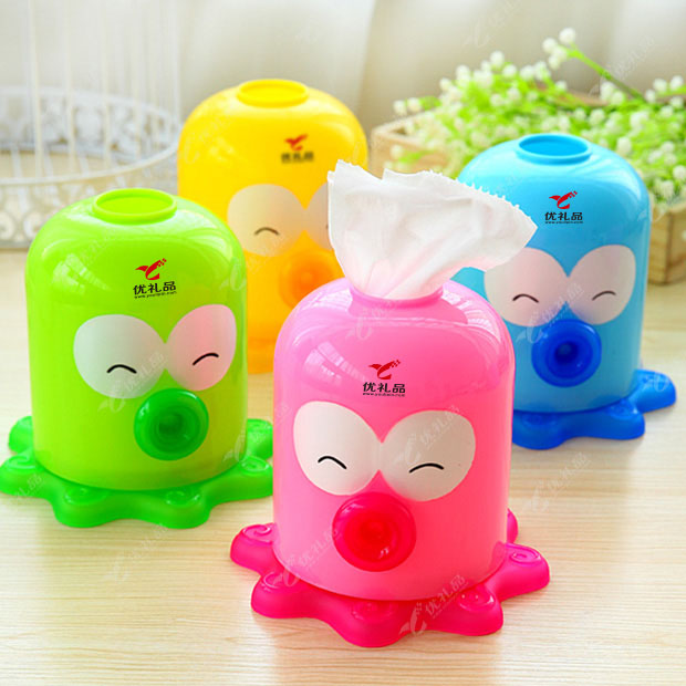 搞怪章鱼纸巾筒