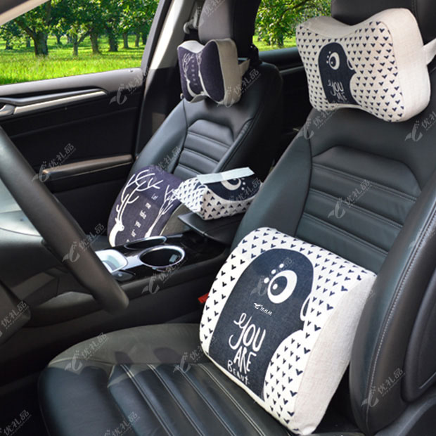 慢回弹记忆棉汽车靠垫/腰垫/腰靠