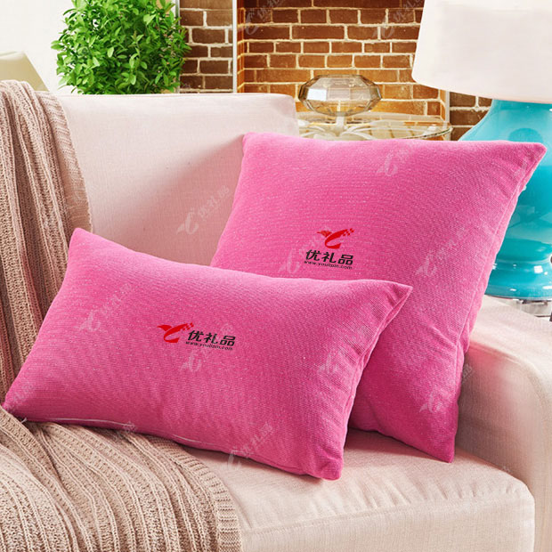 超柔短毛绒抱枕车载靠垫