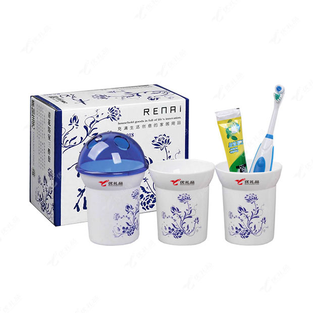 青花瓷浴室三件套