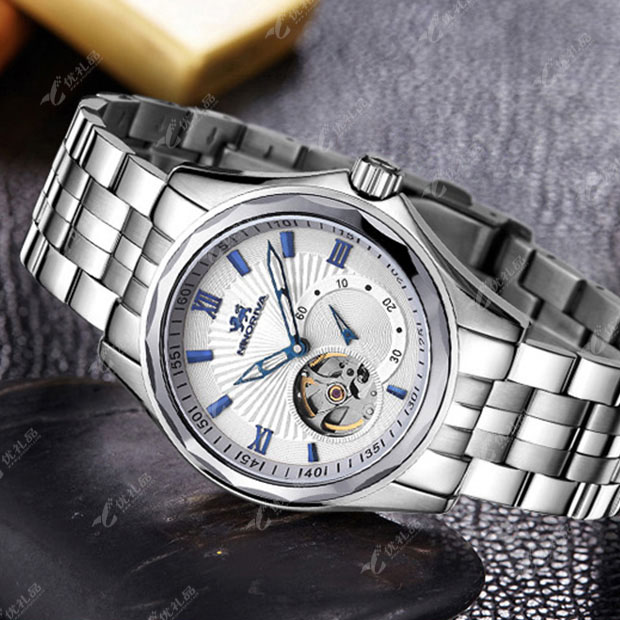 男士时尚镂空自动机械表