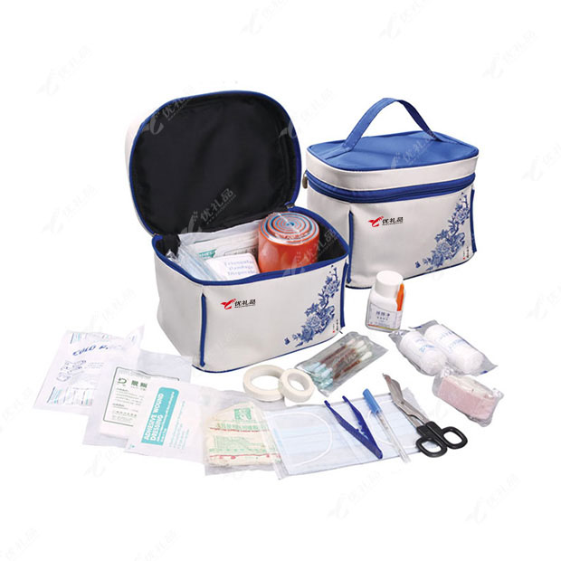 青花医药包(大号) 旅行户外急救箱