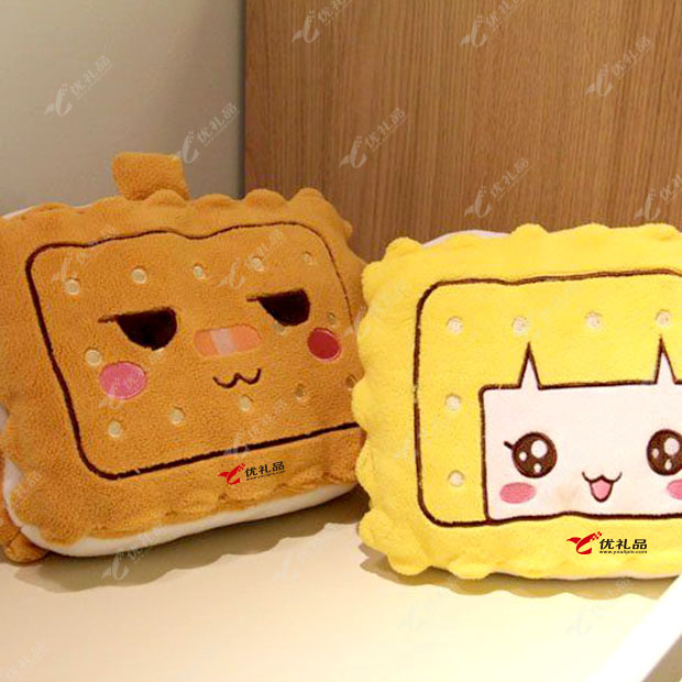 薰衣草香味饼干抱枕