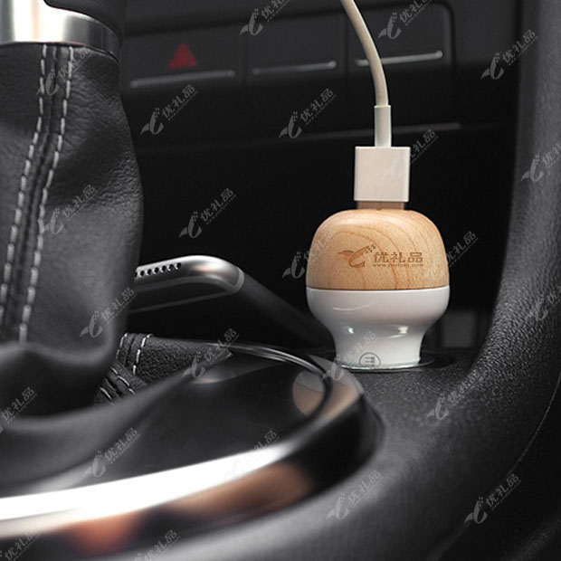 开了出品 蘑菇车载充电器