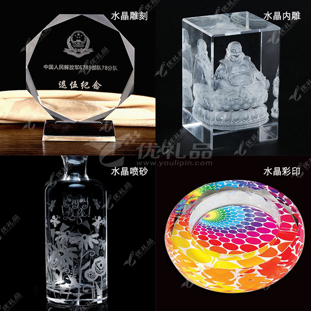 水晶定制LOGO的方式