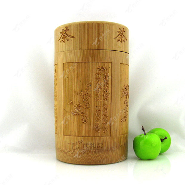 竹制茶叶罐