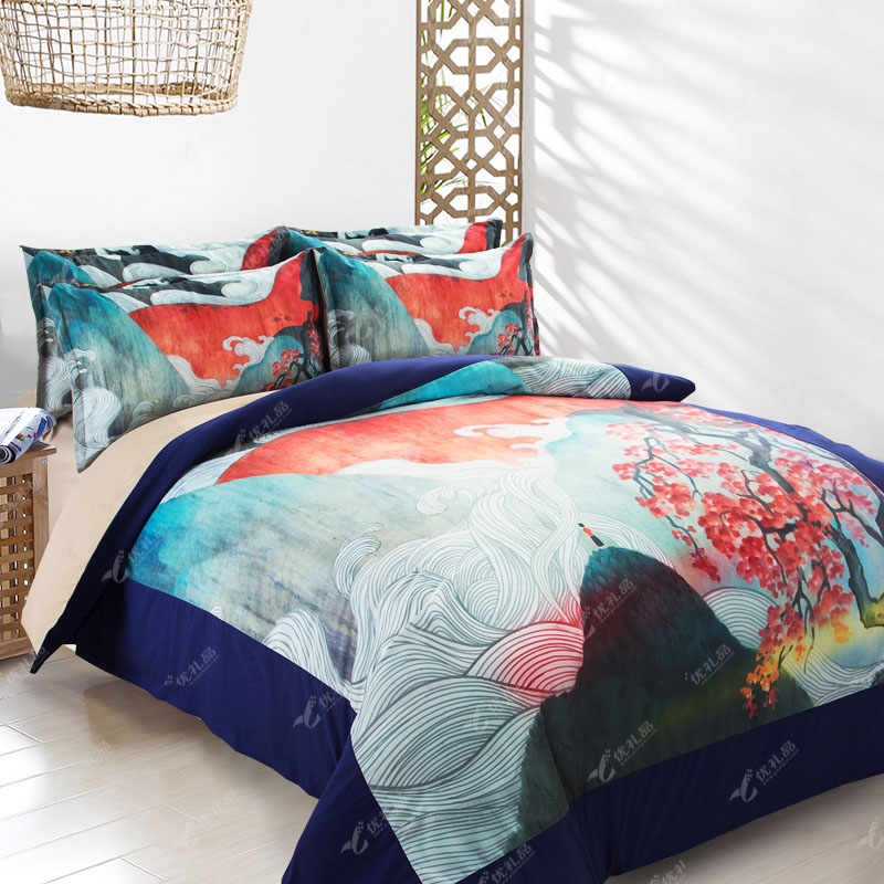 欧风油画四件套