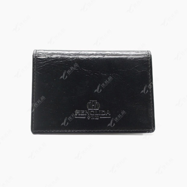 头层牛皮油皮名片包