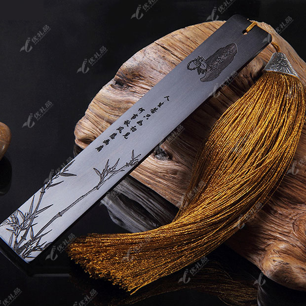 非洲紫光檀书签定制