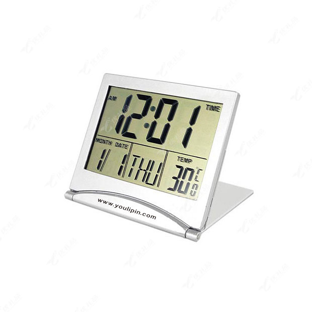 迷你静音折叠小闹钟