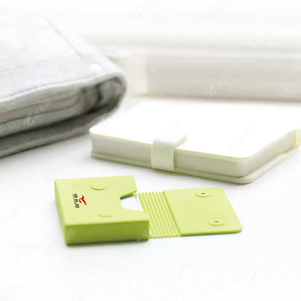 硅胶双层名片盒（绿色）