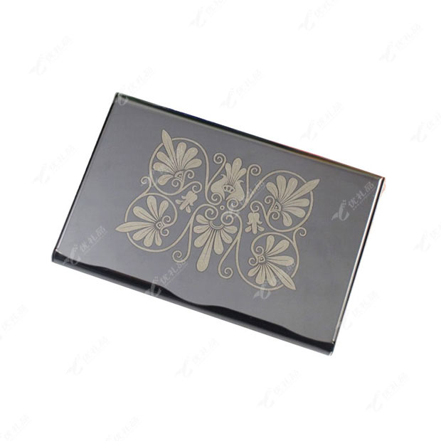 不锈钢黑钛名片夹