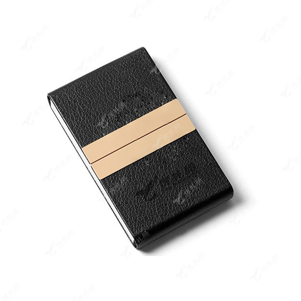 时尚商务皮质双开名片夹