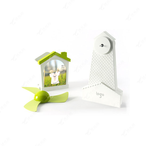 迷你USB小电扇 静音相框笔筒