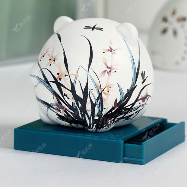 熊猫糖糖中国风四季花香薰座